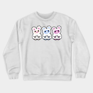 Three Chibis (Sheepish) Crewneck Sweatshirt